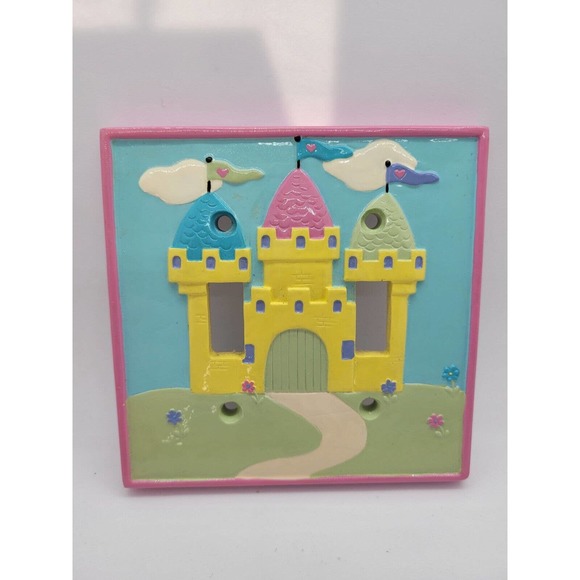 Borders Unlimited Castle Light Switch Plate/Cover handpaint - Picture 2 of 4